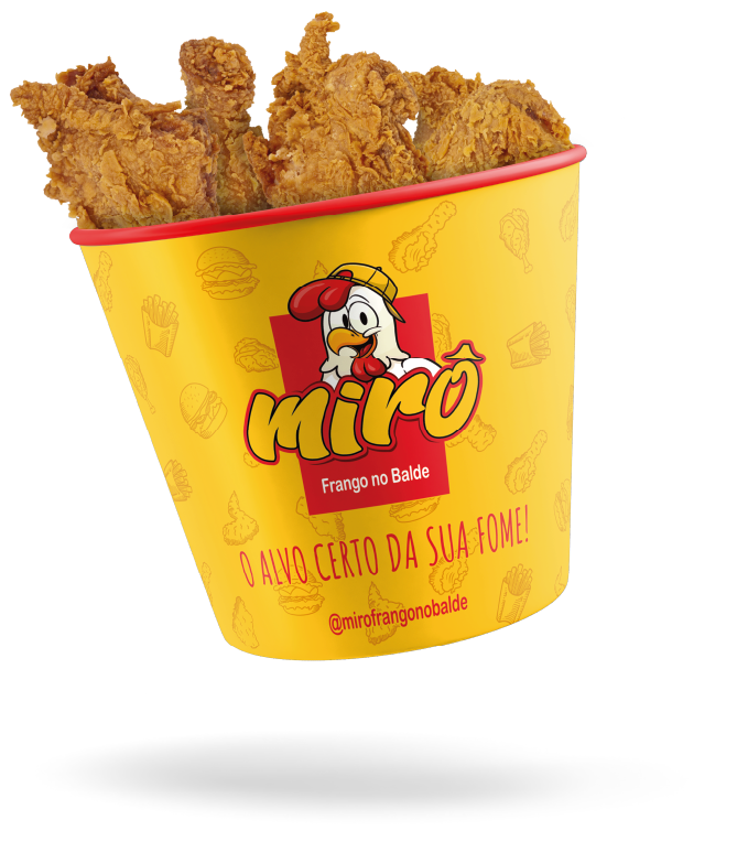 foto frango no balde ilha comprida, mirô